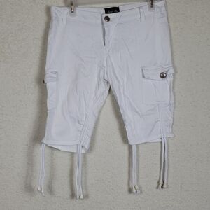 Jane doe white cropped pants size 7